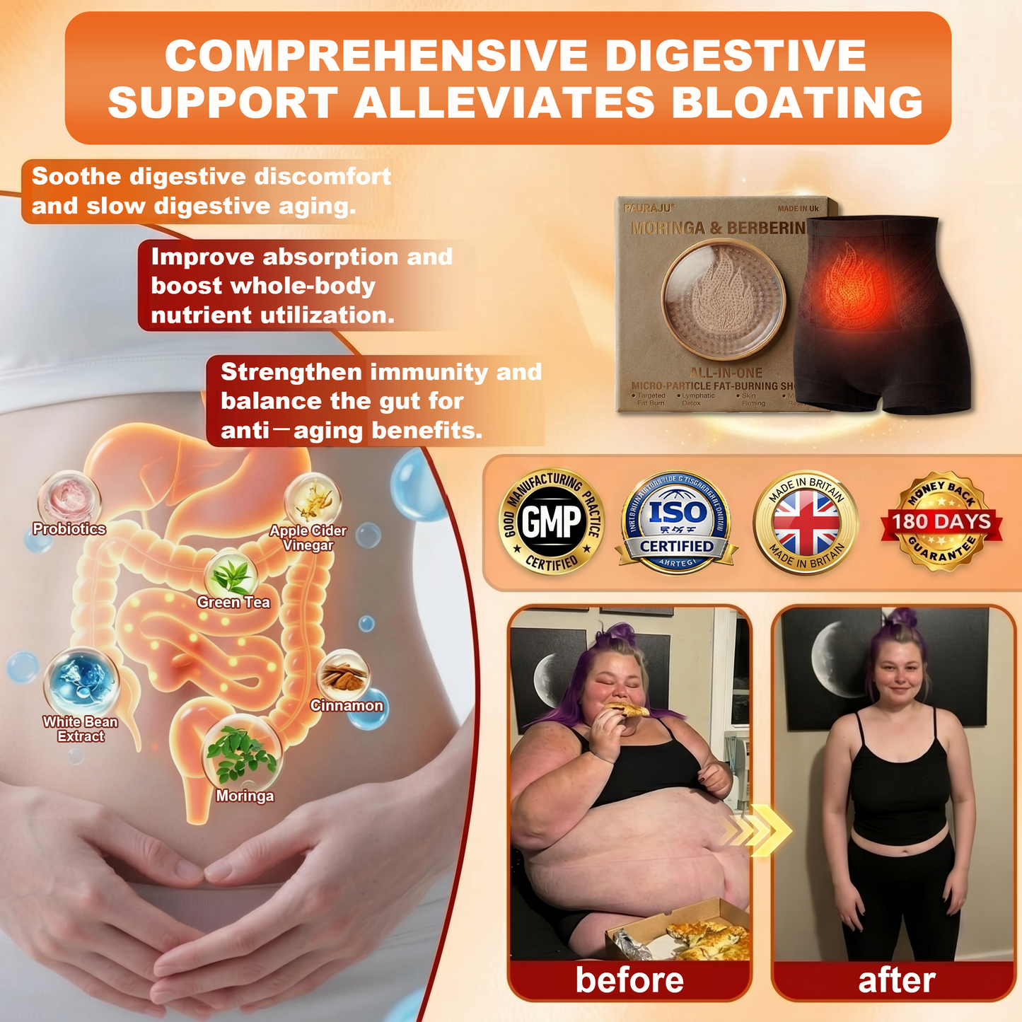 4 PAURAJU® 30-Min All-in-One Micro-Particle Fat-Burning Shorts✅(upsell)