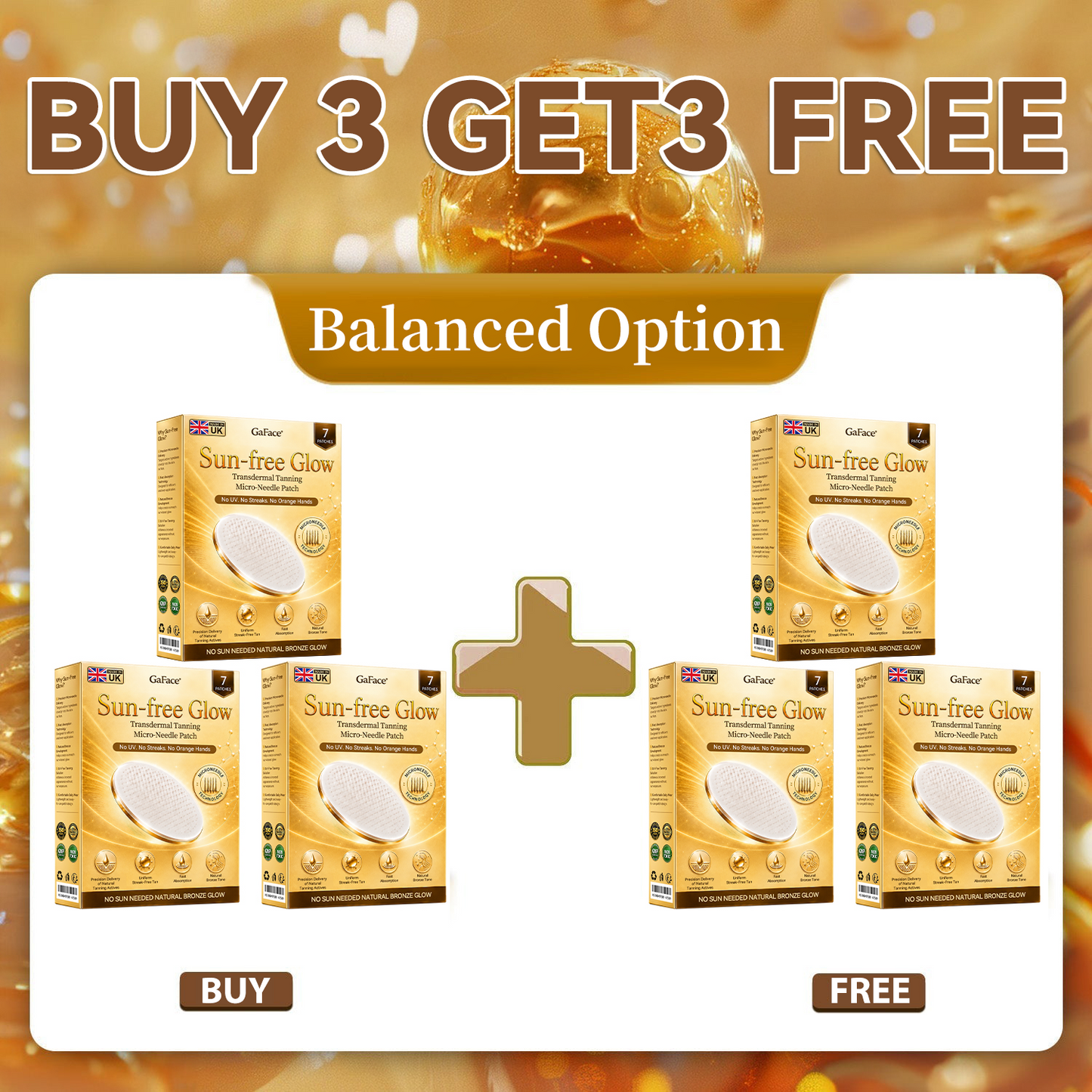 𝗚𝗮𝗳𝗮𝗰𝗲® Sunless Natural Glow Transdermal Tanning Micro-Needle Patch