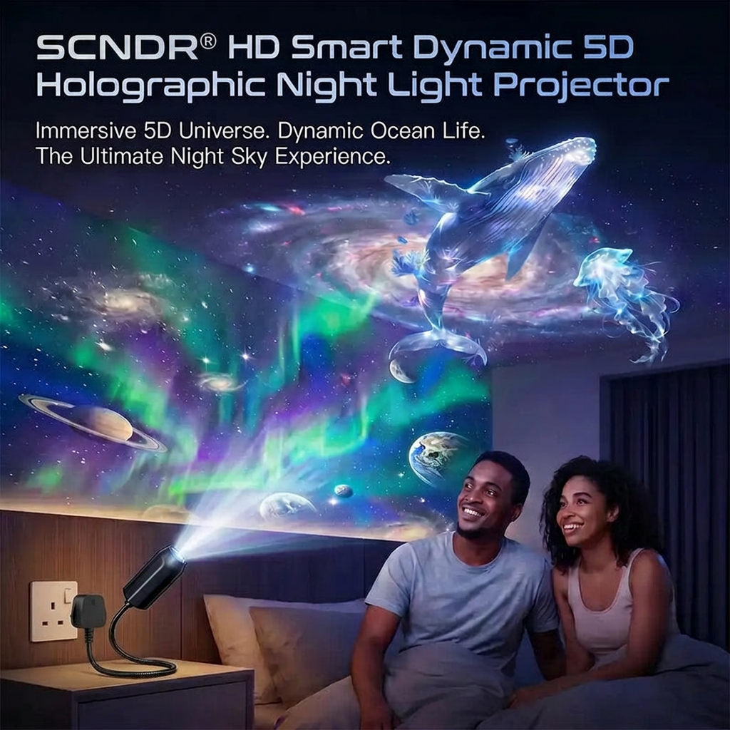 SNCORM® 2-in-1 Immersive Projection & Purple Ambient Protection Mode